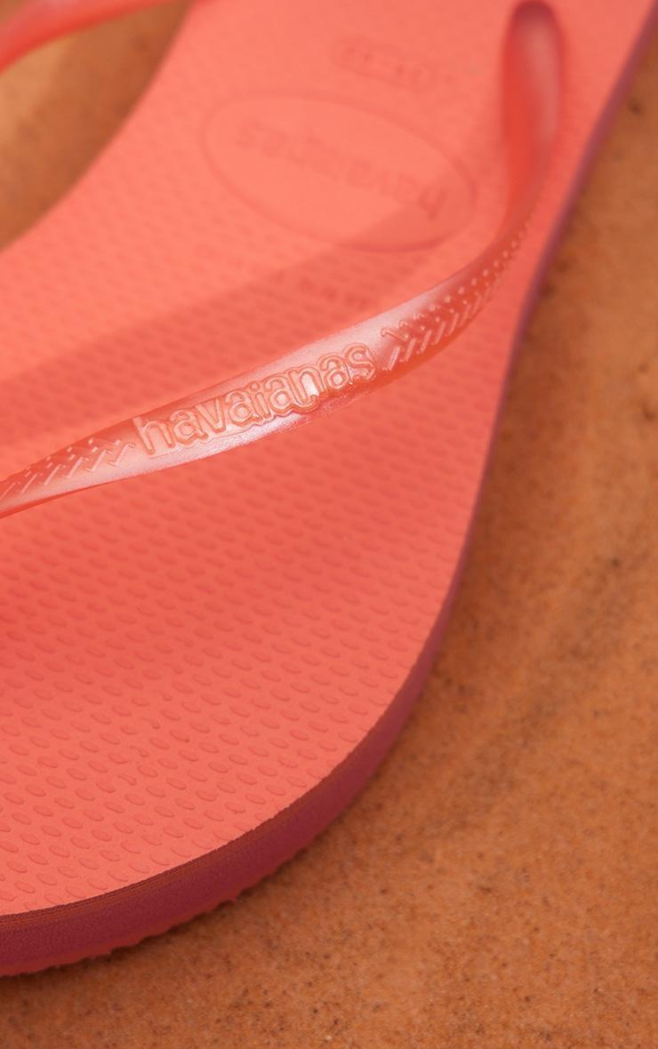 Rose Havaianas Slim Flatform Flip Flops Product Image