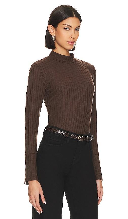 Michael Stars Opal Button Cuff Turtleneck Women's Clothing Product Image