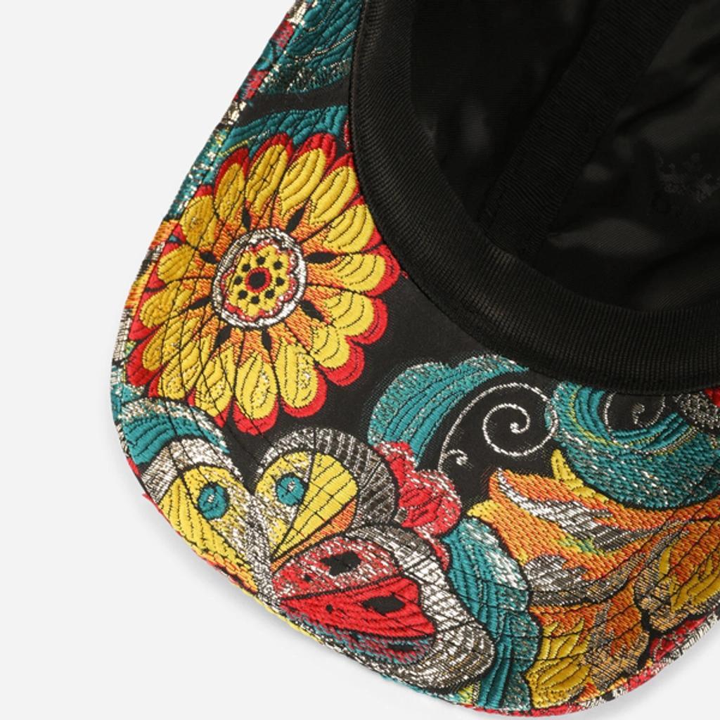 Patterned Jacquard Baseball Cap In Multicolor Product Image