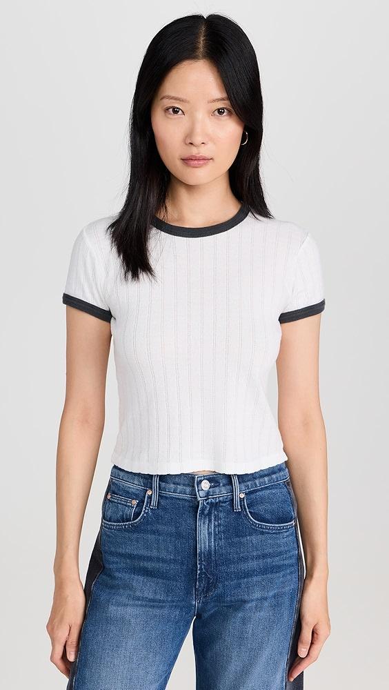 MOTHER The Itty Bitty Ringer Tee | Shopbop Product Image