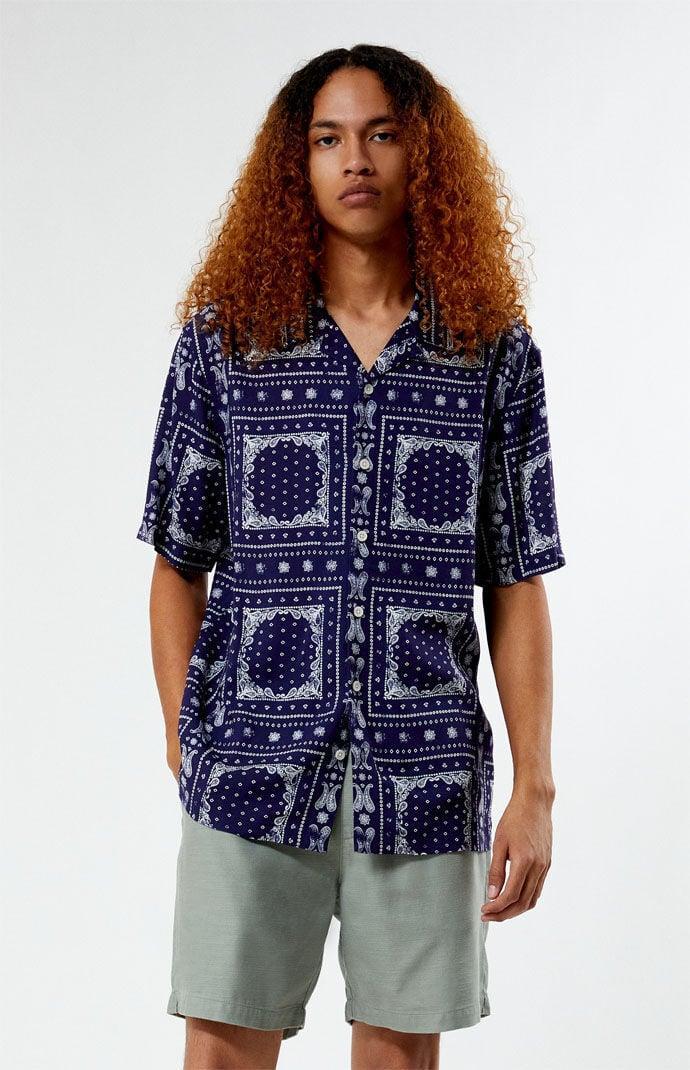 Men's Paisley Camp Shirt - Product Image