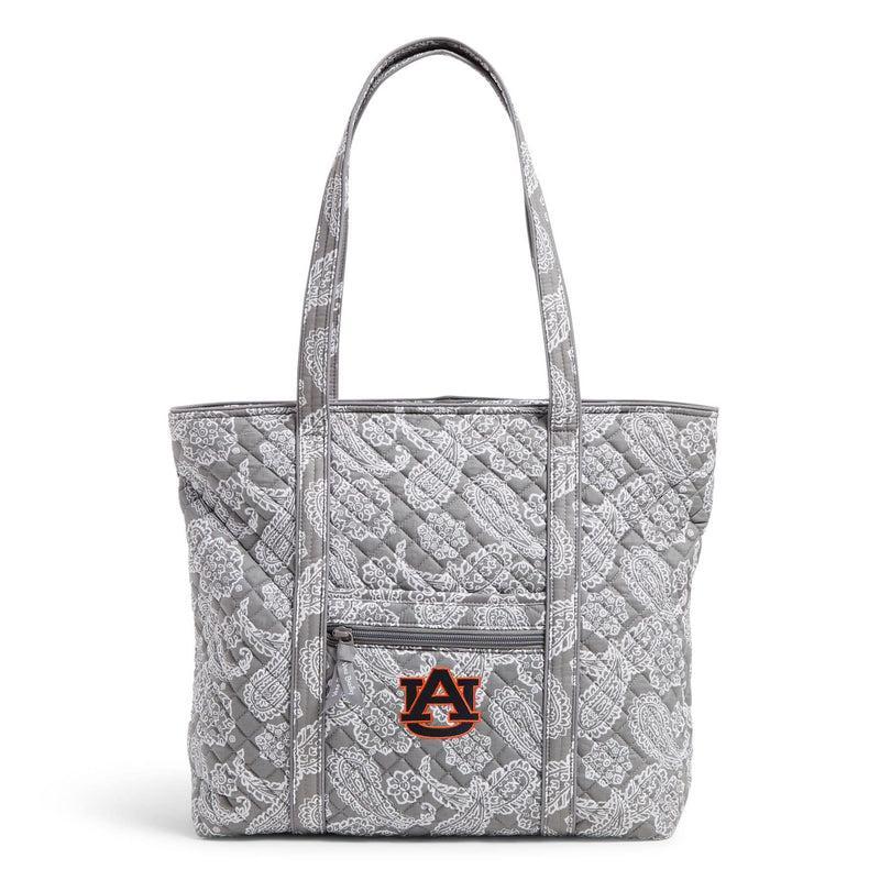 Vera Bradley Collegiate Tote Bag Women in Gray/White Bandana with Texas A and M University Logo Product Image