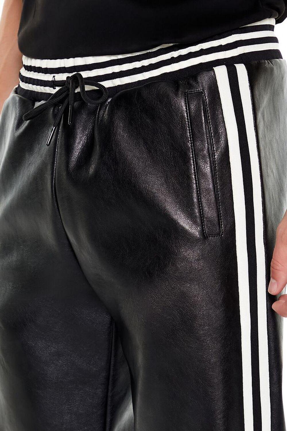 Varsity-Striped Straight Pants | Forever 21 Product Image