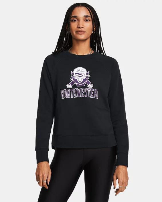 Womens UA Rival Fleece Collegiate Crew Product Image