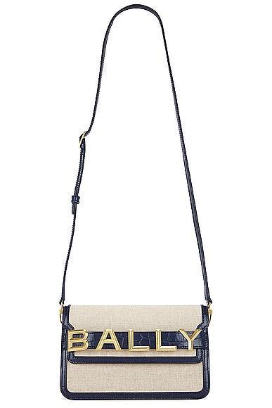 Bally Logo Crossbody Bag in Cream Product Image