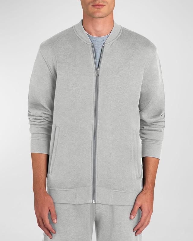 Mens Comfort Long-Sleeve Zip Sweatshirt Product Image