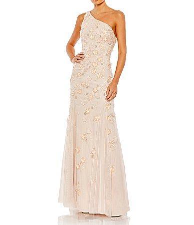 Mac Duggal Embellished One-Shoulder Gown Product Image