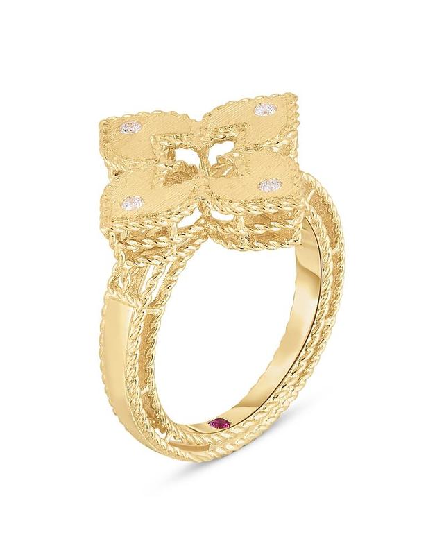 Womens Venetian Princess 18K Yellow Gold & Diamond Ring Product Image