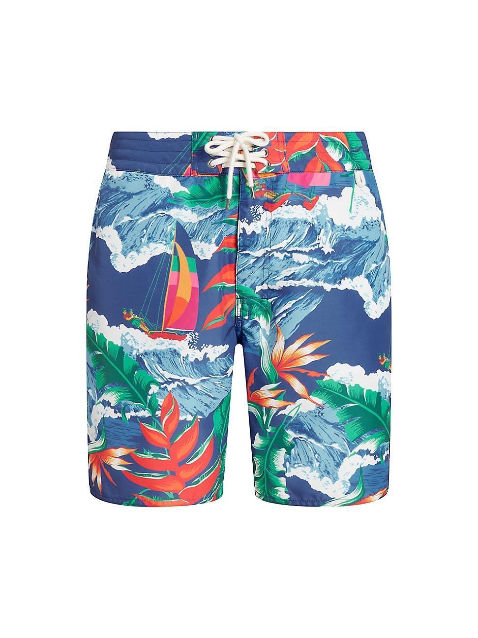 Mens Seabreeze Graphic Swim Shorts Product Image