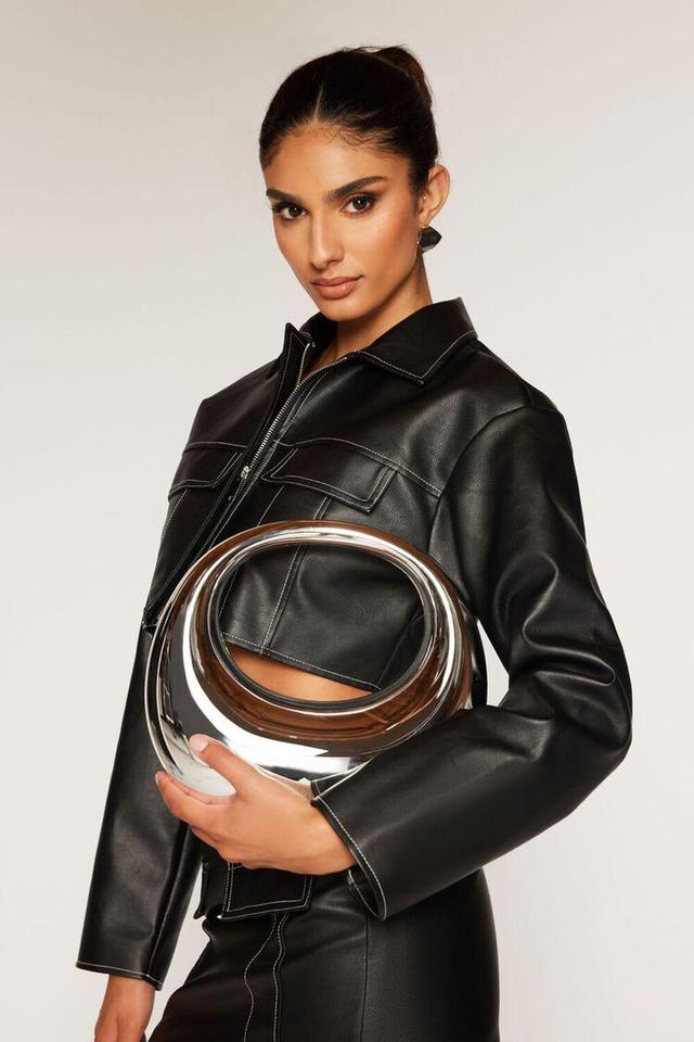 Metallic Round Crossbody Bag | Forever 21 Product Image