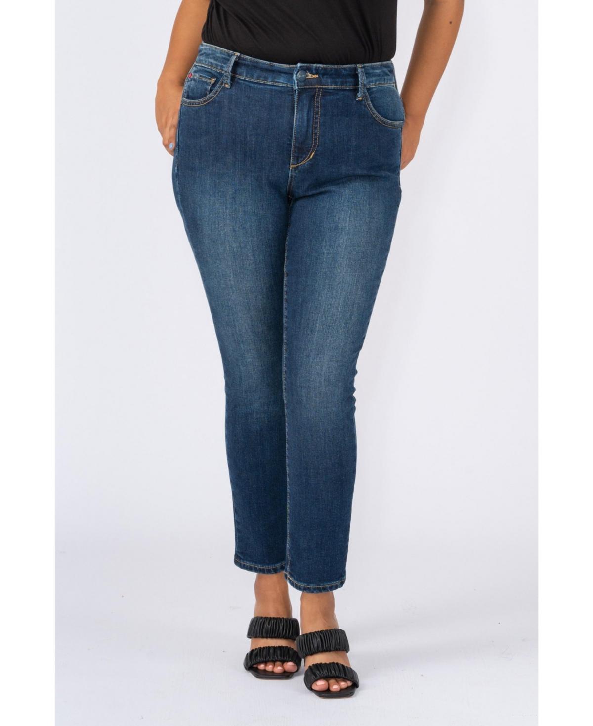 Womens High-Rise Ankle-Crop Jeans product image