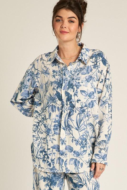 Hannah Long Sleeve Button Up Product Image