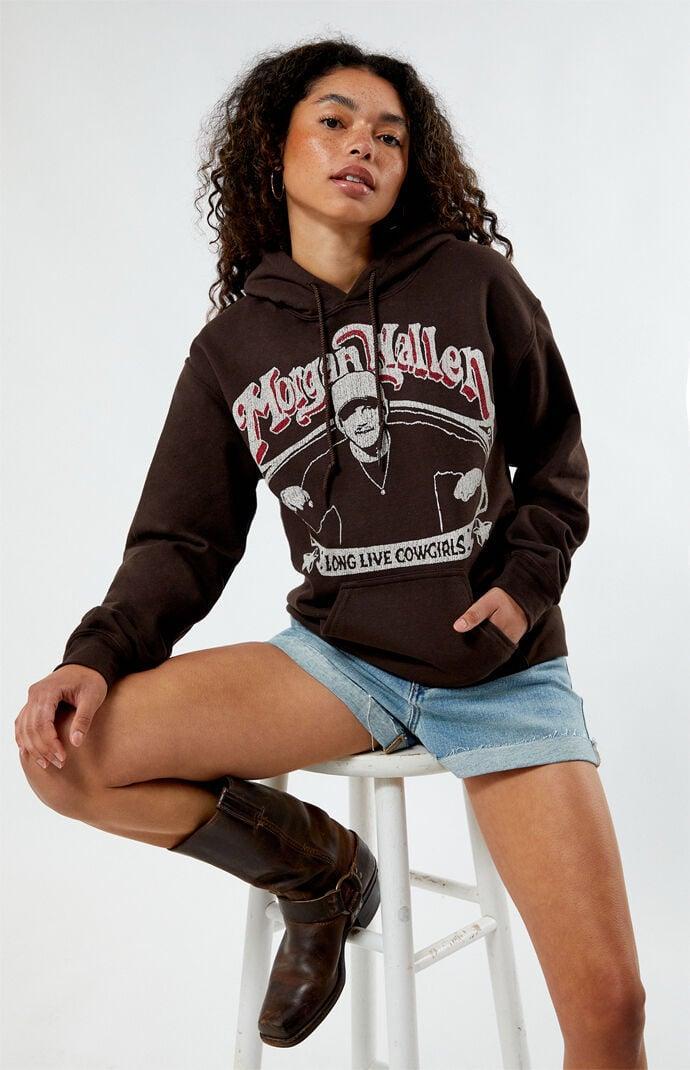 Womens Morgan Wallen Cowgirls Hoodie Product Image