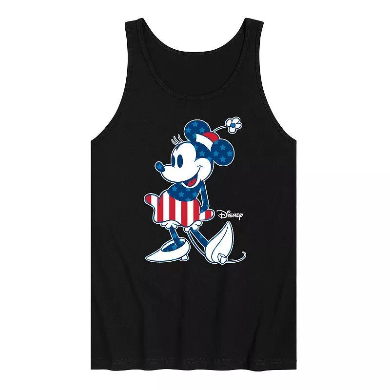 Disneys Minnie Mouse Mens Flag Tank Top Product Image