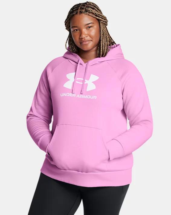 Women's UA Rival Fleece Logo Hoodie Product Image