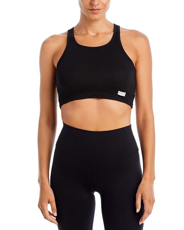 Alexander Wang Women's Cropped Classic Racer Tank Size S, XL. Product Image