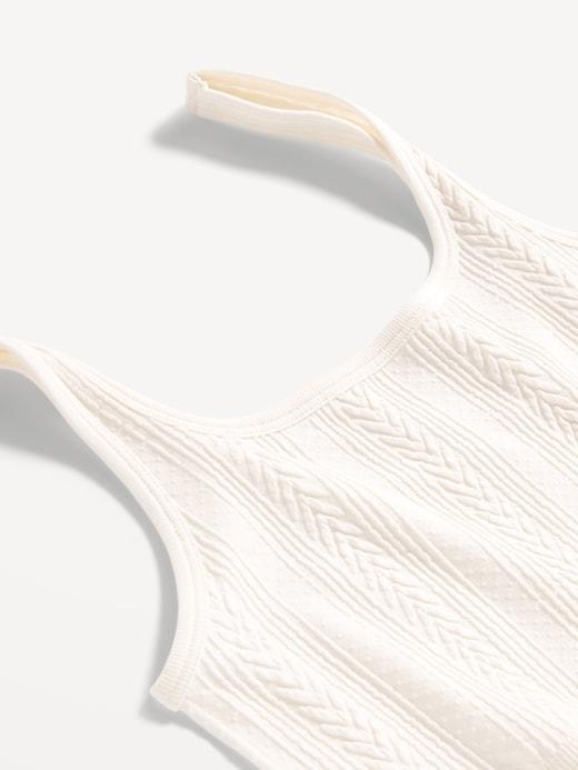 Seamless Cable-Knit Bralette Product Image