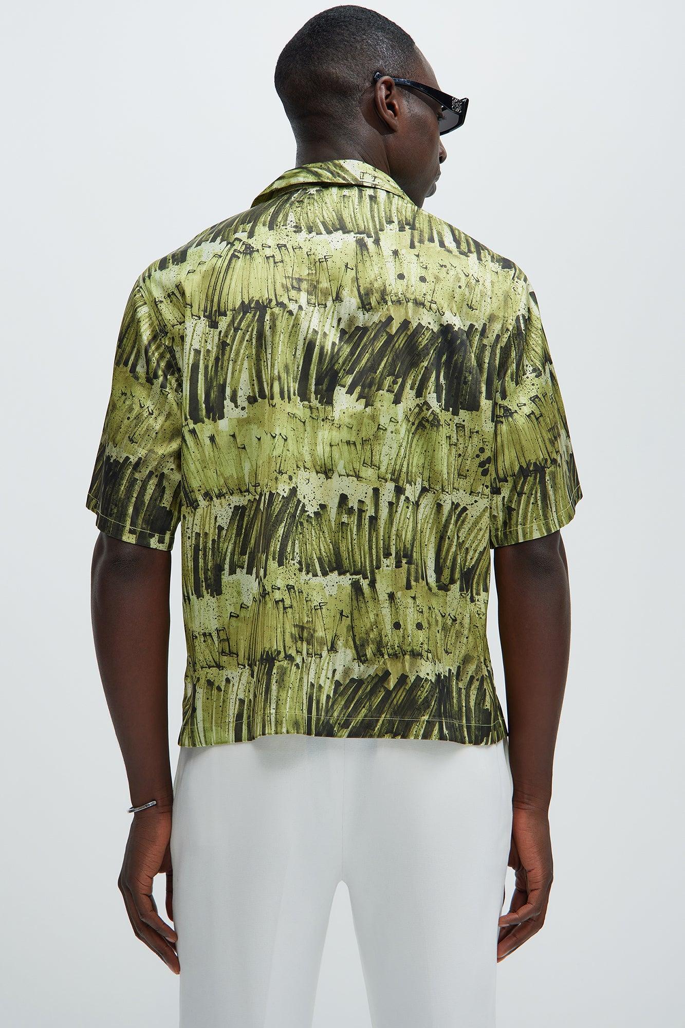 Calix Shirt - Green/combo Product Image