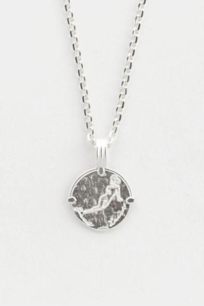 Deux Lions Jewelry Sterling Silver Zodiac Necklace Mens at Urban Outfitters Product Image