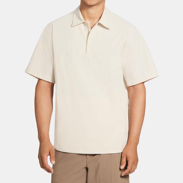 Recycled Nylon Polo Shirt | Theory Outlet Product Image