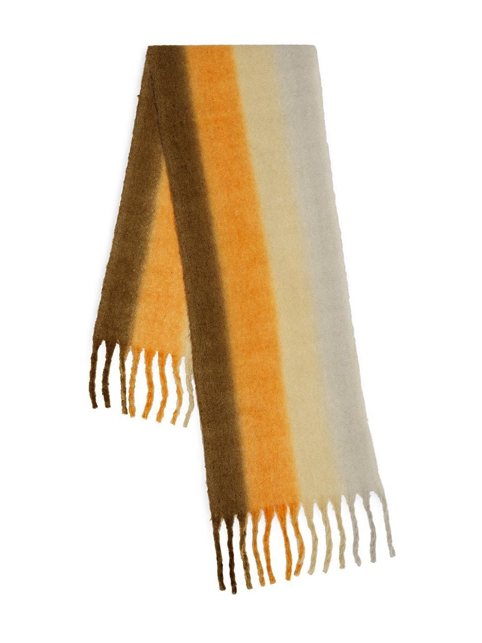 Mens COLLECTION Fringe-Trimmed Knit Scarf Product Image