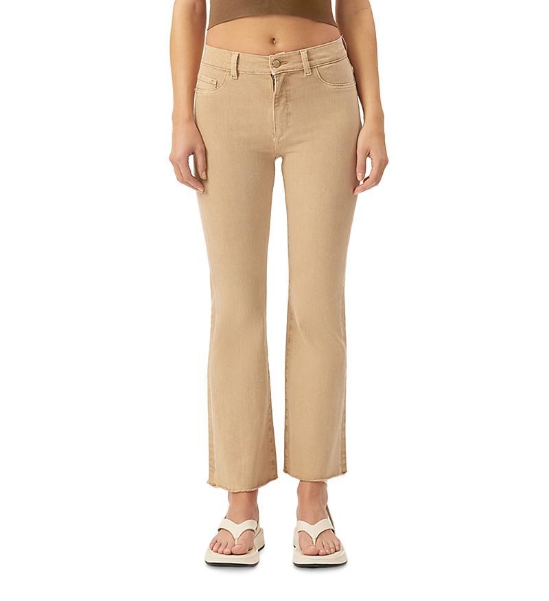 DL1961 Bridget Instasculpt Raw Hem Ankle Bootcut Jeans in Sand at Nordstrom, Size 31 Product Image