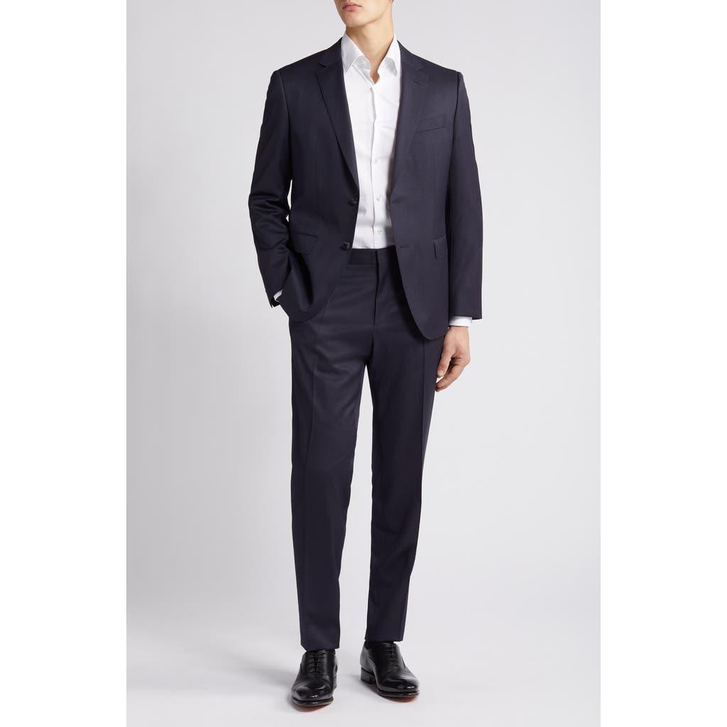 HUGO BOSS Boss Virgin Wool Suit In Blue Product Image