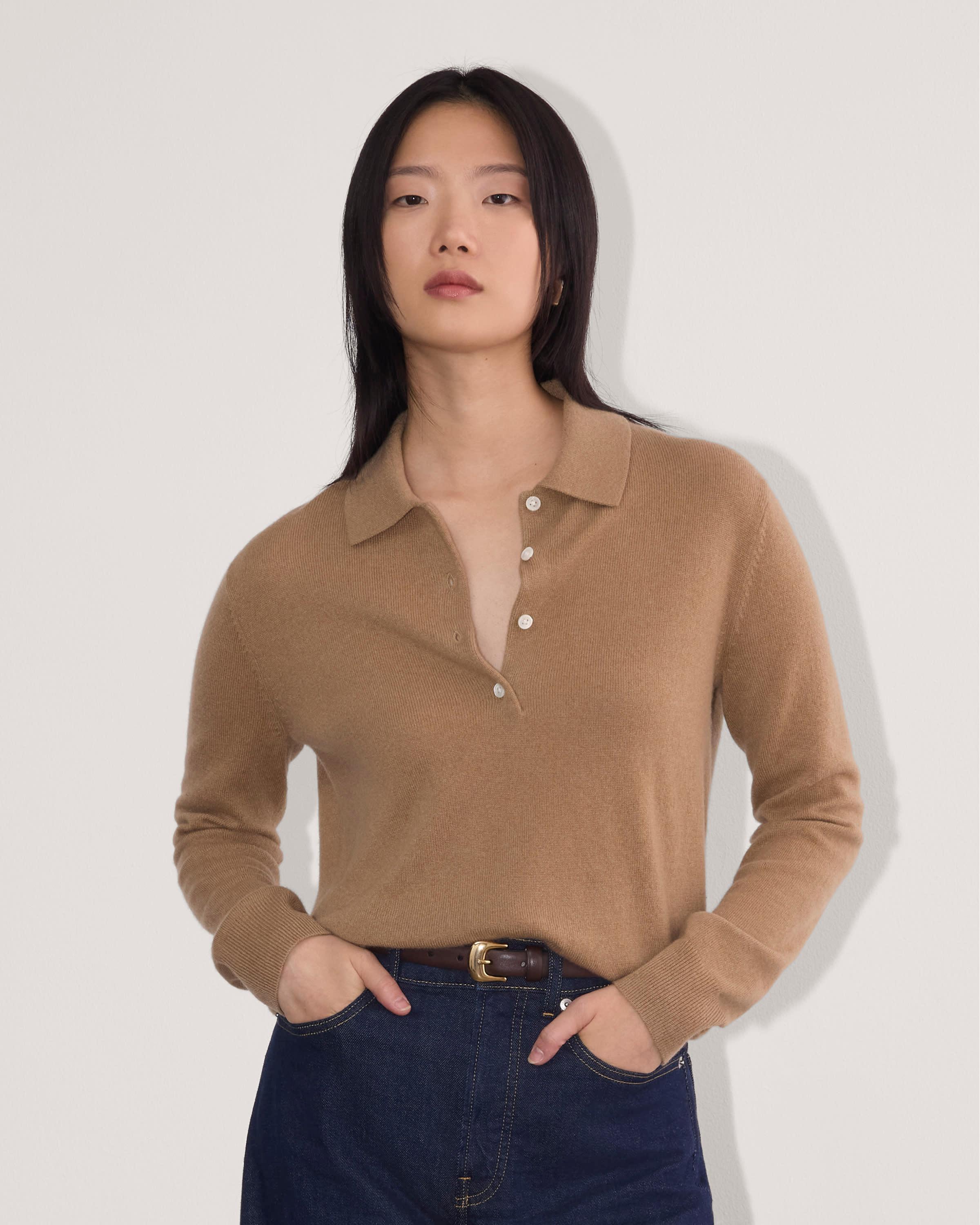 The Classic Polo in Cashmere Product Image