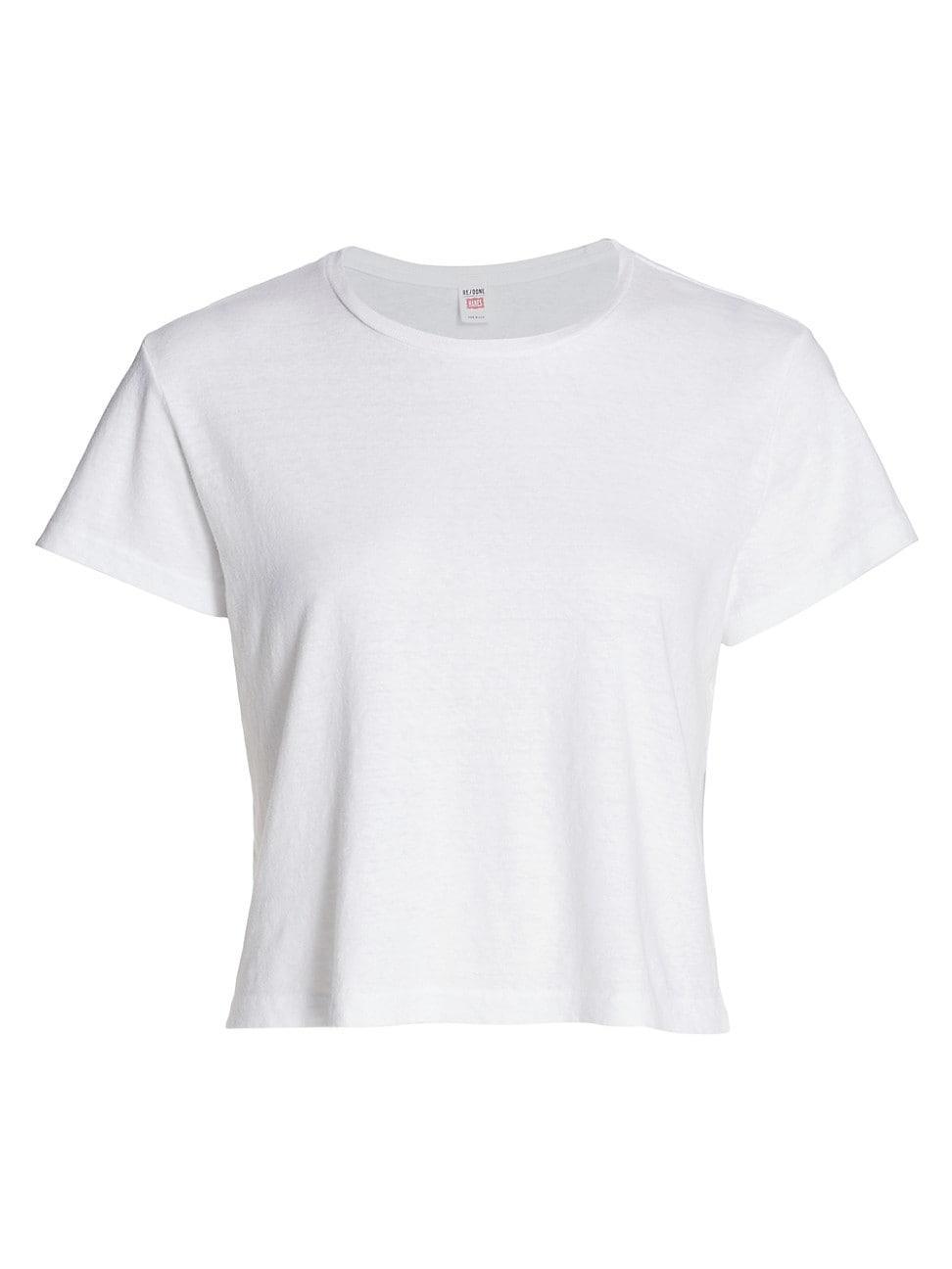 Womens Boxy Cropped T-Shirt Product Image