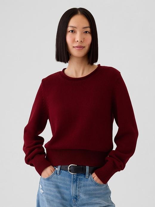 Cropped Rollneck Sweater Product Image