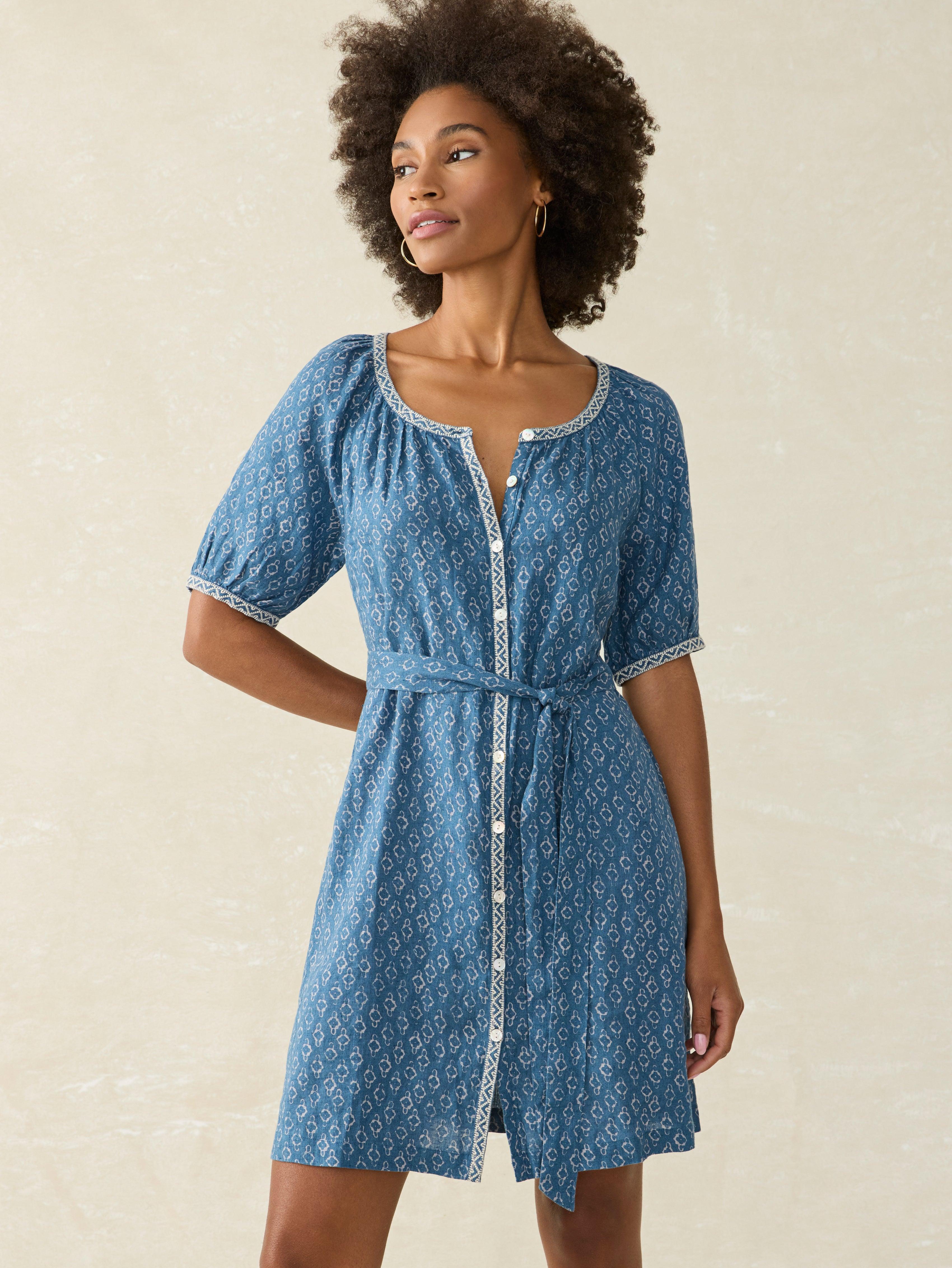 Carmel Dress - Key Largo Blue Female Product Image