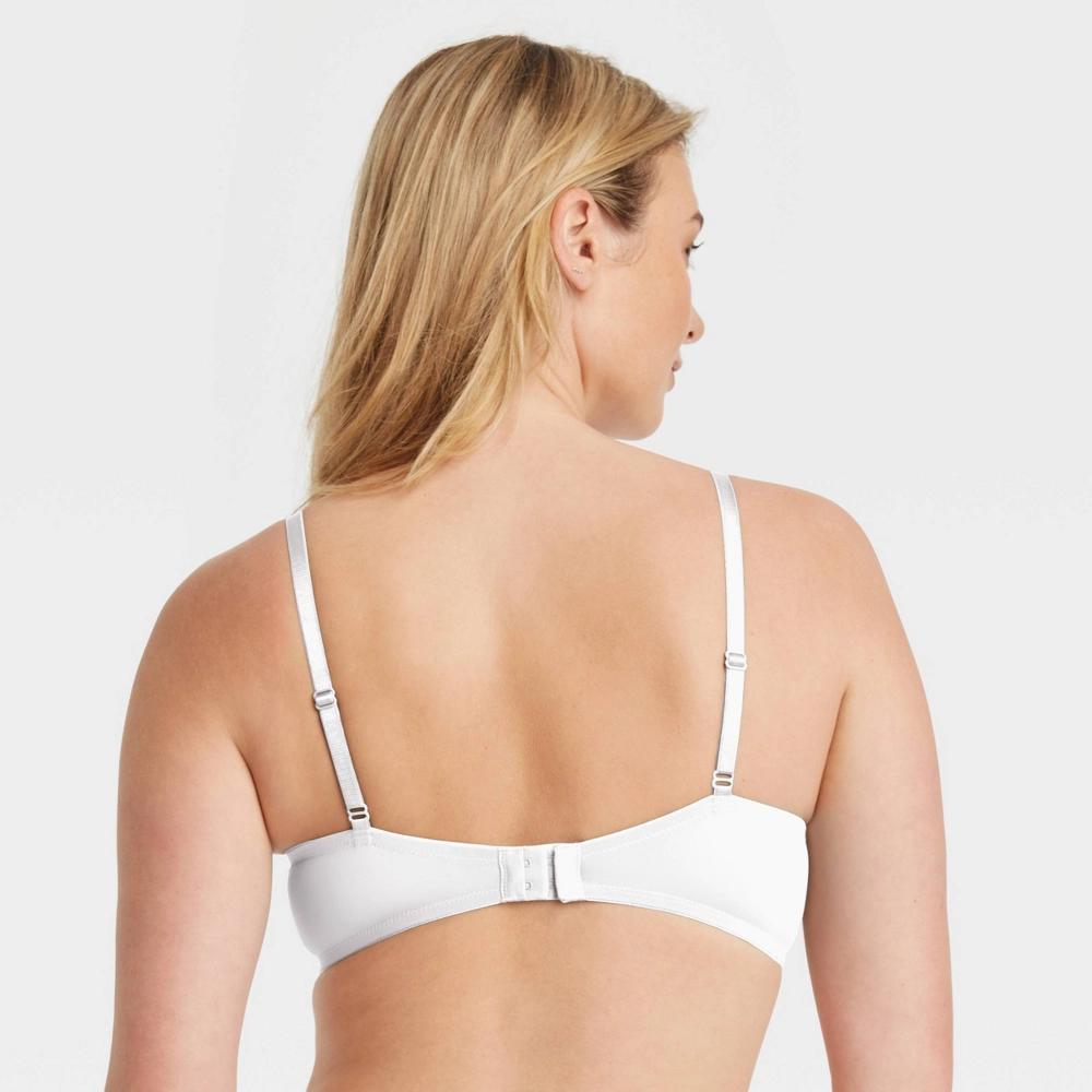 Womens Everyday Lightly Lined Demi T-Shirt Bra - Auden Fresh White 34DD Product Image