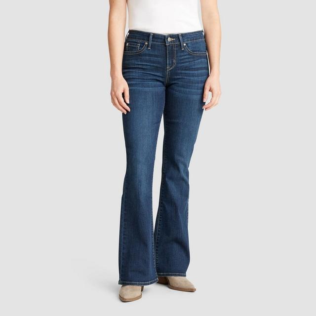 DENIZEN from Levis Womens Mid-Rise Bootcut Jeans - Dark Blue 12 Product Image