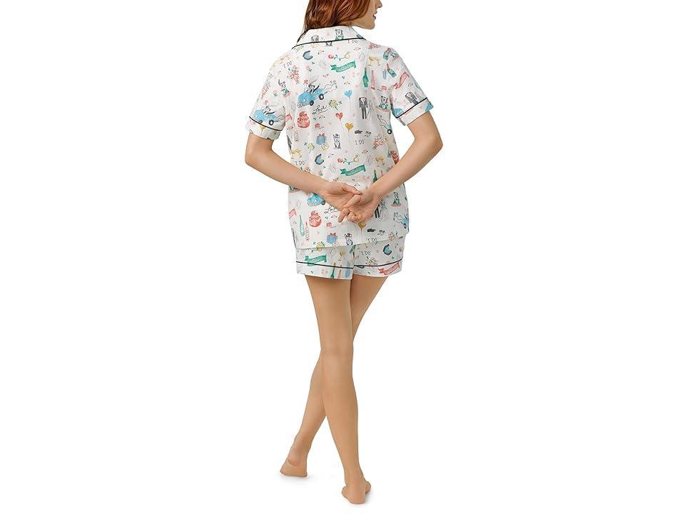 Womens Just Married Boxer Short-Sleeve Pajama Set Product Image