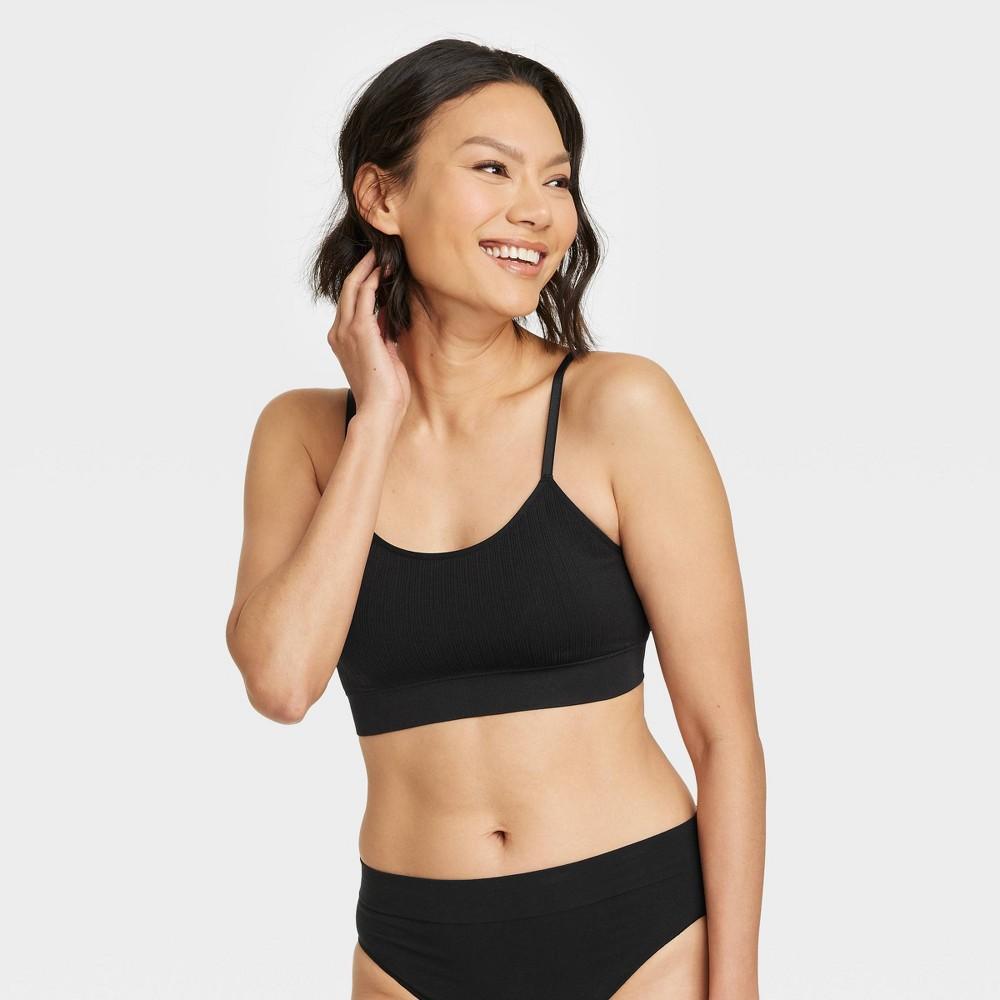 Womens Seamless Bralette - Auden Black XL Product Image