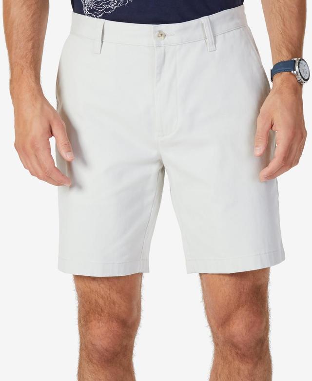 Nautica Classic-Fit 8.5 Stretch Chino Flat-Front Deck Short Product Image