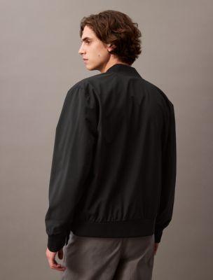 Tropical Wool Blend Bomber Jacket Product Image