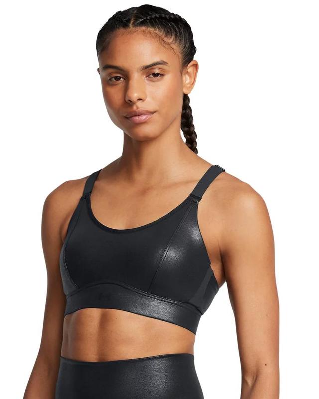 Women's UA Infinity Mid Shine Sports Bra Product Image