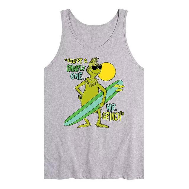 Mens Dr. Seuss The Grinch Youre A Gnarly One Graphic Tank Top Product Image