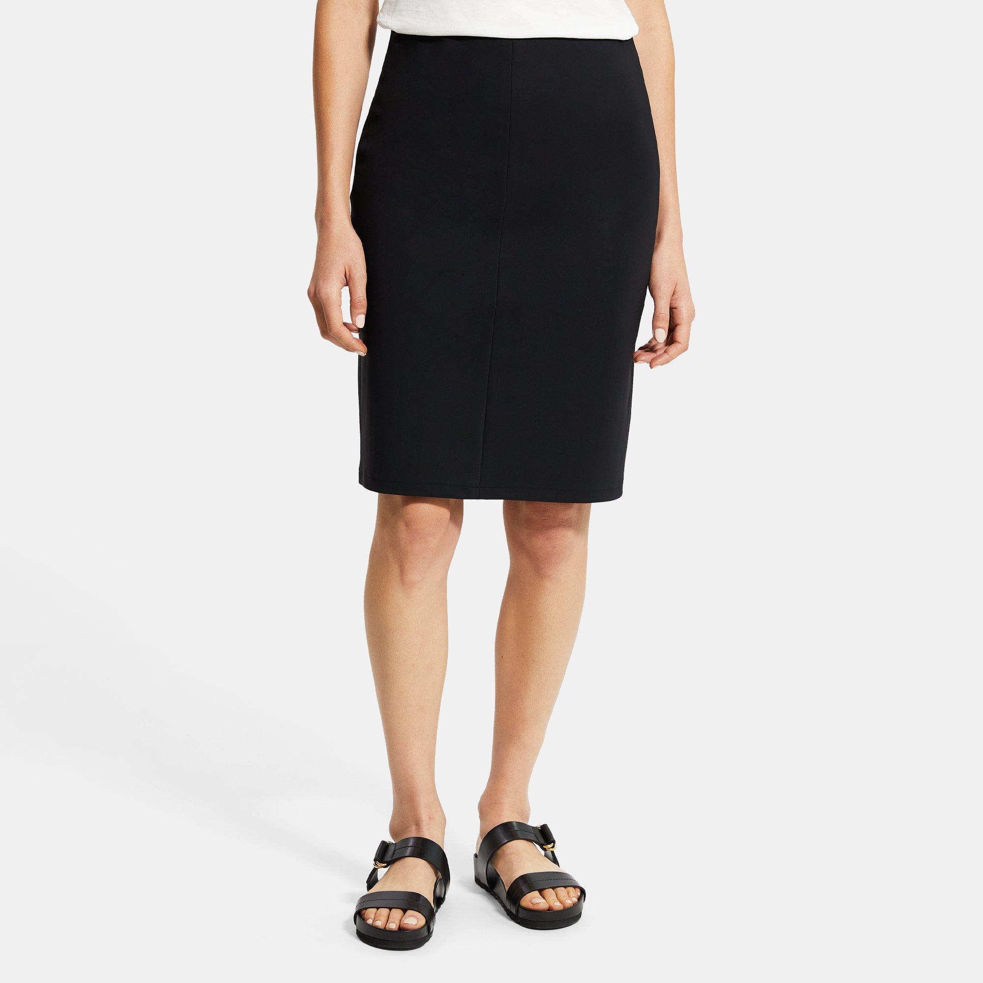 Performance Knit Pencil Skirt | Theory Outlet product image