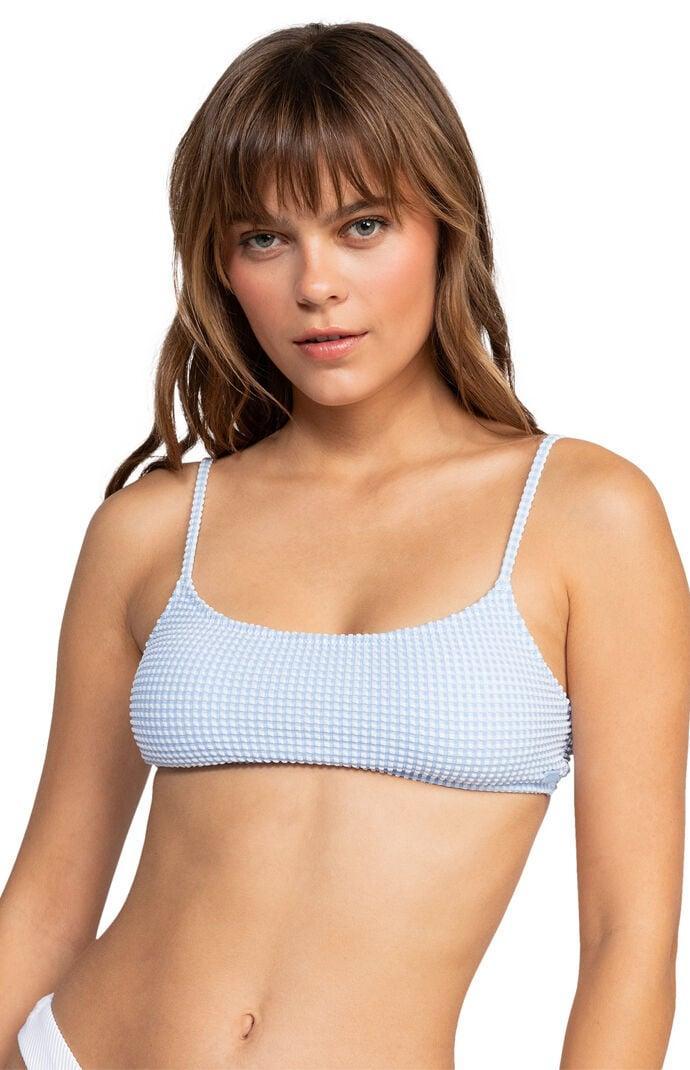 Roxy Women's Eco Gingham Tank Bikini Top Product Image