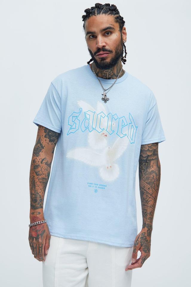 Sacred Ground Short Sleeve Tee - Light Blue Product Image