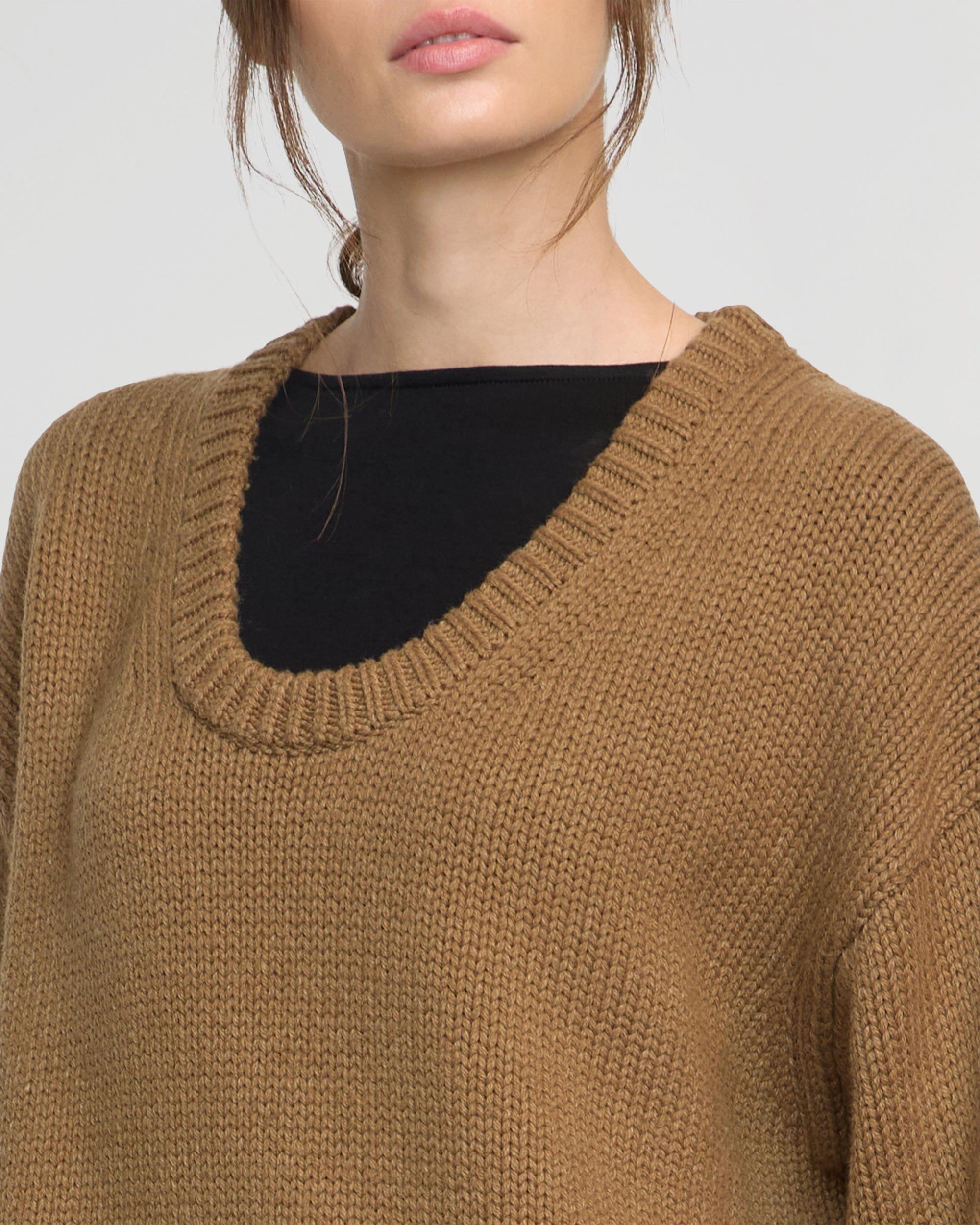 Archie Deep U-Neck Sweater Product Image