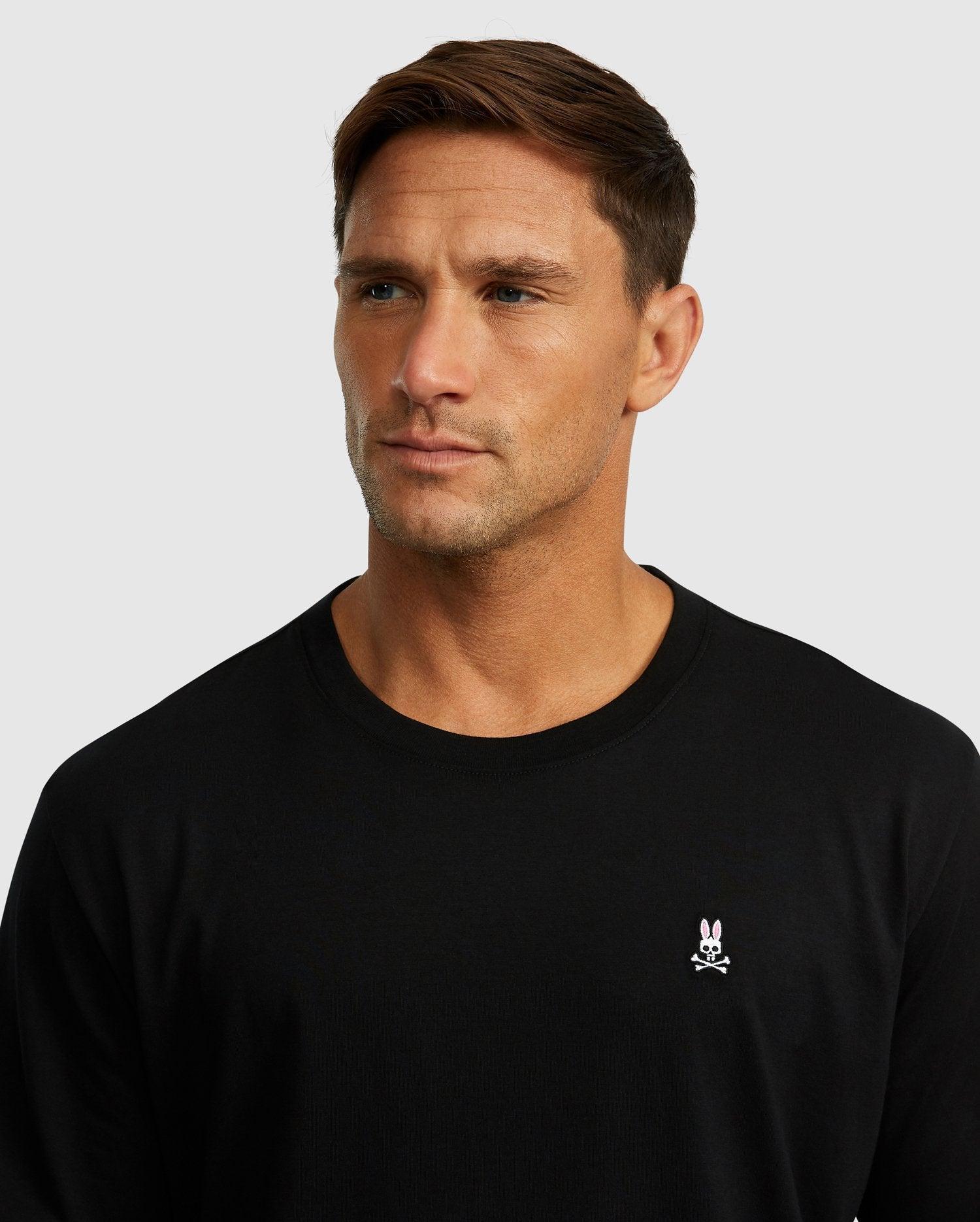 MENS LONG SLEEVE CLASSIC CREW NECK TEE - B6T422ARPC Product Image