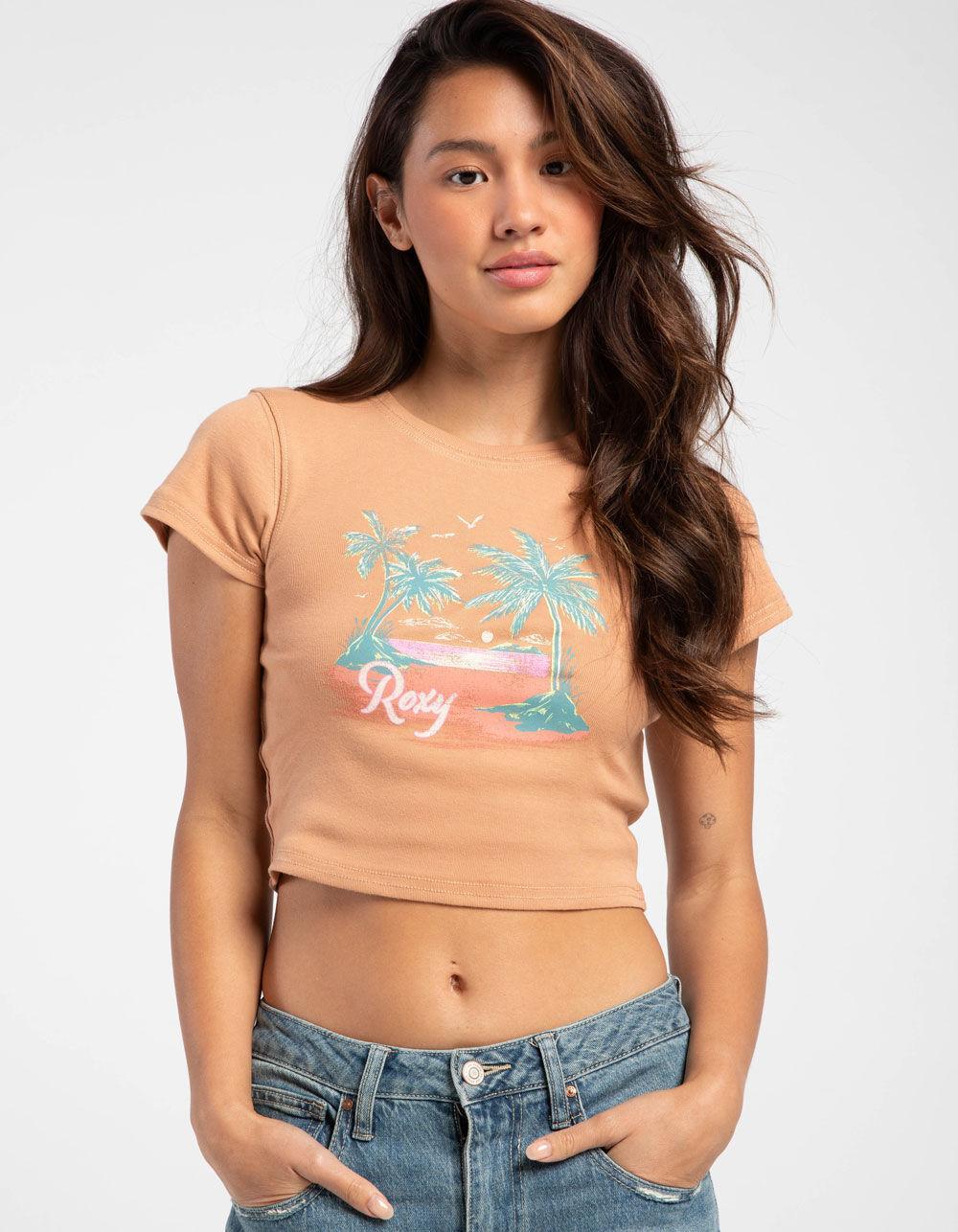 ROXY All Day Womens Baby Tee Product Image