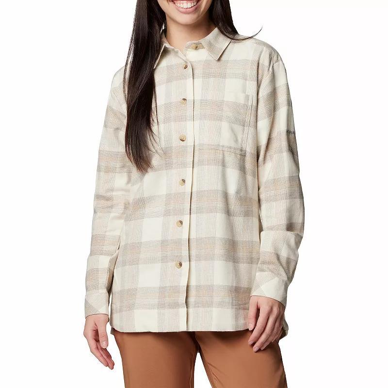 Womens Columbia Holly Hideaway Cotton Flannel Shirt Product Image