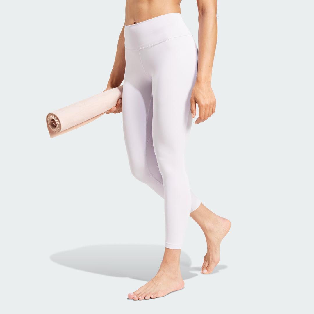 adidas All Me 7/8 Leggings Silver Dawn XL Womens Product Image