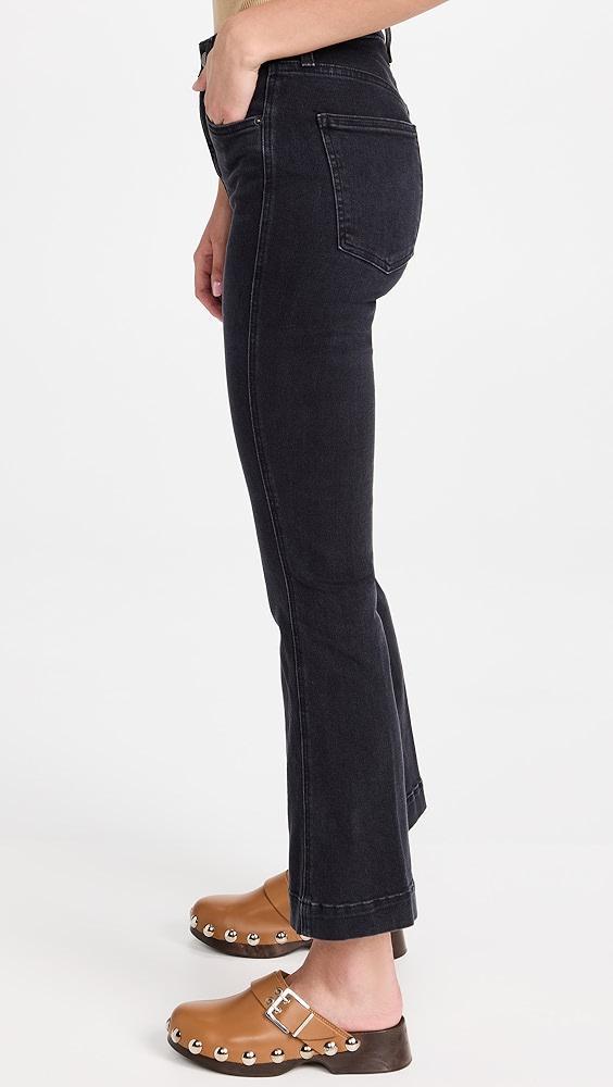 Veronica Beard Jean Carson High Rise Ankle Flare Jeans | Shopbop Product Image