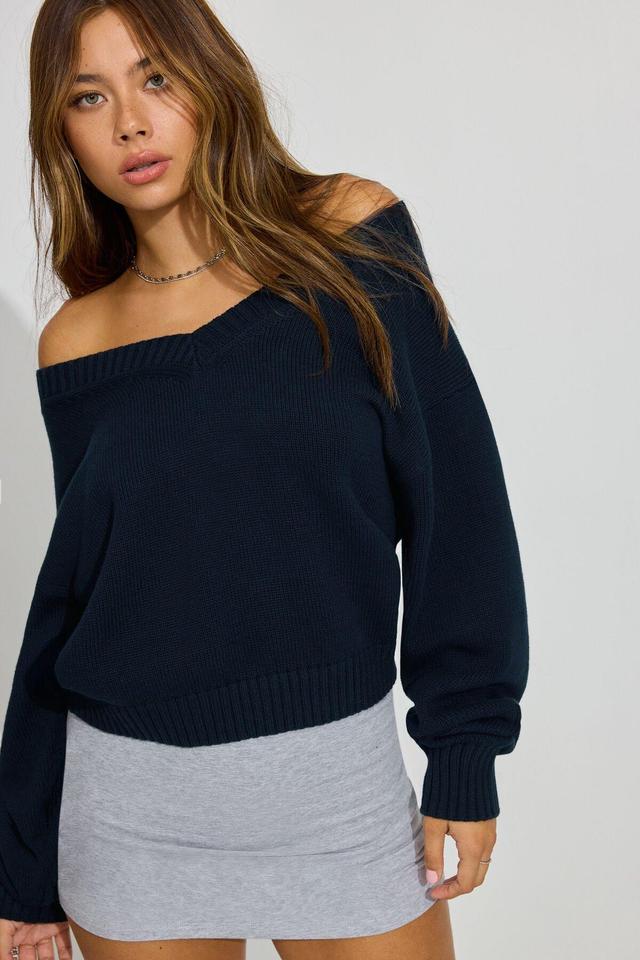 High V-Neck Sweater Product Image