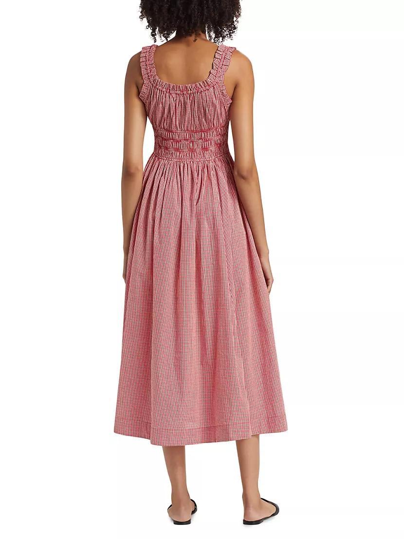 Emmaretta Gingham Cotton Maxi Dress Product Image